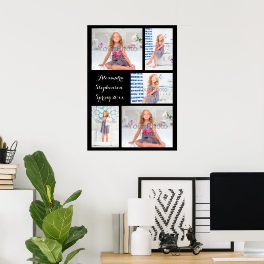 Aangepast 5 Aangepaste foto-inkt afdrukken Poster (Thuiskantoor)