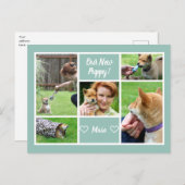 Aangepast 5 Aankondiging van foto-inklijk pakket Briefkaart (Voorkant / Achterkant)