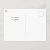 Aangepast 5 Aankondiging van foto-inklijk pakket Briefkaart (Achterkant)