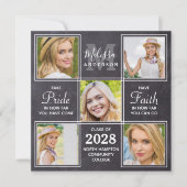 Aangepast 5 Afstuderen voor fotocollage Aankondiging (Voorkant)