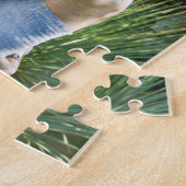 Aangepast 5 Foto Collage Best Nana Ever Square Legpuzzel (Zijkant)