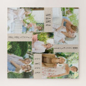 Aangepast 5 Foto Collage Best Nana Ever Square Legpuzzel (Horizontaal)