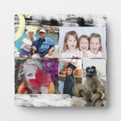 Aangepast 5 Foto's zwart en wit Abstract Fotoplaat (Voorkant)