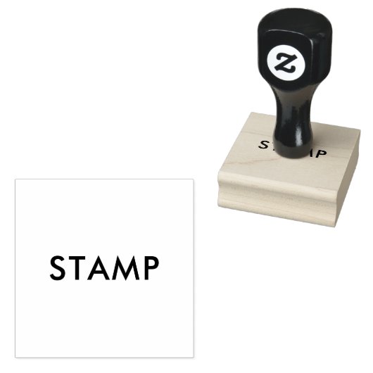 Aangepast 5cm x 5cm rubberstempel (Gestempeld)