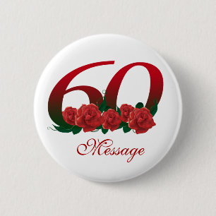 Aangepast 60 ronde button 5,7 cm