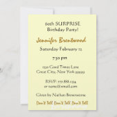 Aangepast 60e URPRISE-Roos op feestdag Kaart (Achterkant)