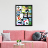 Aangepast 6 Foto Collage Mosaic Wrapped Canvas (Insitu (Woonkamer))