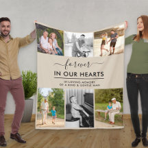 Aangepast 6 Foto in Loving Memory Beige