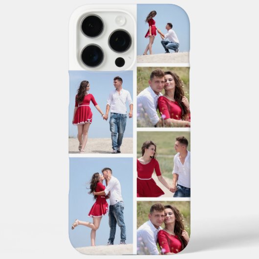 Aangepast 6 fotocollage Case-Mate iPhone case (Achterkant)