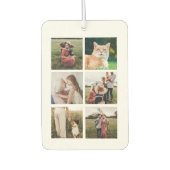 Aangepast 6 fotocollage luchtverfrisser (Voorkant)