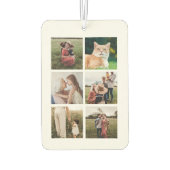 Aangepast 6 fotocollage luchtverfrisser (Achterkant)