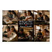 Aangepast 6 fotocollage perfect poster (Voorkant)