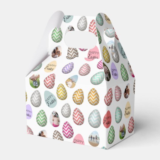 Aangepast 6 Fotopasta voor paaseieren Bedankdoosjes (Voorkant Zijde)