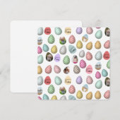 Aangepast 6 Fotopasta voor paaseieren Feestdagenkaart (Voorkant / Achterkant)