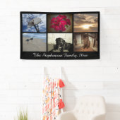 Aangepast 6 Horizontale Afbeelding voor fotocollag Spandoek (Insitu)