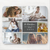 Aangepast 6-serie Foto's Typografie Muismat (Voorkant)