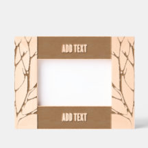 Aangepast 6 "x 4" Landschap, FrameStyle: natuurlij