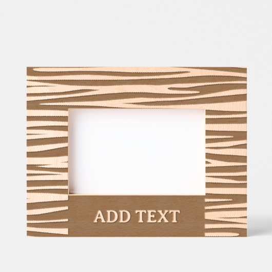 Aangepast 6 "x 4" Landschap, FrameStyle: natuurlij Gegraveerde Lijstjes (Voorkant)