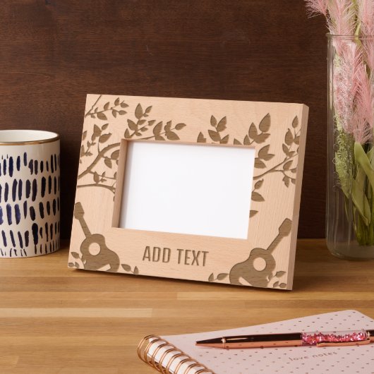 Aangepast 6 "x 4" Landschap, FrameStyle: natuurlij Gegraveerde Lijstjes (Links)