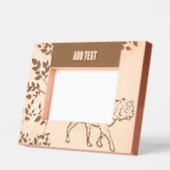 Aangepast 6 "x 4" Landschap, FrameStyle: natuurlij Gegraveerde Lijstjes (Links)