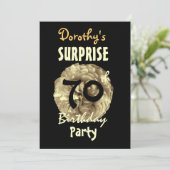 Aangepast 70e URPRISE Birthday Party W842 Kaart (Staand voorkant)