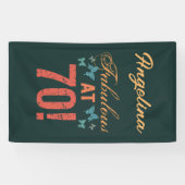 Aangepast 70e verjaardag Fabulous Spandoek (Horizontaal)