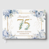 Aangepast 75e verjaardag gastenboek (Voorkant)