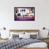 Aangepast 7 Foto's met Abstract Lijst van Bourgogn Canvas Afdruk (Insitu (Slaapkamer))