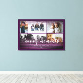 Aangepast 7 Foto's met Abstract Lijst van Bourgogn Canvas Afdruk (Insitu (Houten vloer))