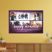 Aangepast 7 Foto's met Abstract Lijst van Bourgogn Canvas Afdruk (Insitu (Woonkamer))