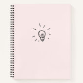 Aangepast 8,5-inch x 11-inch spiraal Notitieboek (Voorkant)