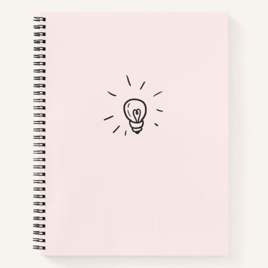 Aangepast 8,5-inch x 11-inch spiraal Notitieboek (Voorkant)