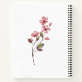 Aangepast 8,5-inch x 11-inch spiraal Notitieboek (Achterkant)