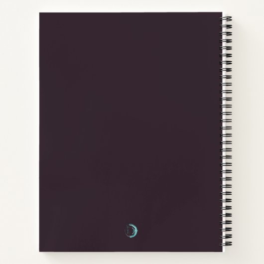 Aangepast 8,5-inch x 11-inch spiraal Notitieboek (Achterkant)