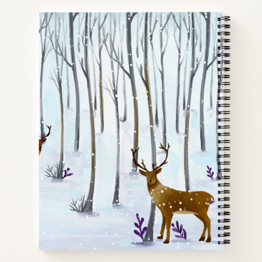 Aangepast 8,5-inch x 11-inch spiraal Notitieboek (Achterkant)