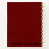 Aangepast 8,5-inch x 11-inch spiraal Notitieboek (Achterkant)