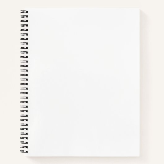 Aangepast 8,5-inch x 11-inch spiraal Notitieboek (Voorkant)