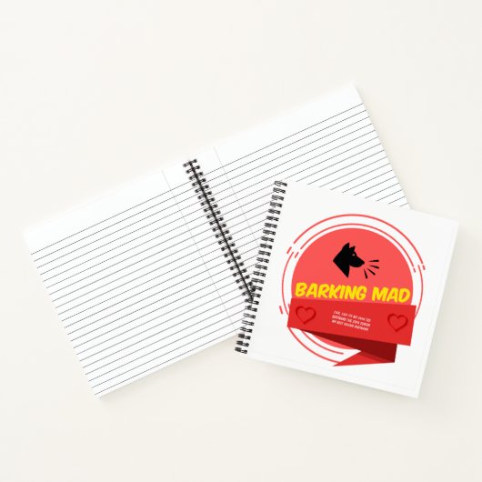 Aangepast 8,5-inch x 8,5-inch spiral notebook notitieboek (Binnen)