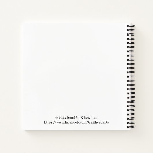 Aangepast 8,5-inch x 8,5-inch spiral Notitieboek (Achterkant)