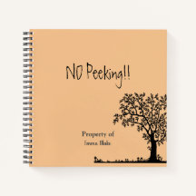 Aangepast 8,5-inch x 8,5-inch spiral zakboek