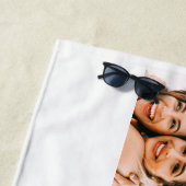 Aangepast 8 Aangepaste naam en monogram voor fotoc Strandlaken (In situ)