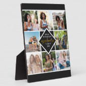 Aangepast 8 Collage Gold voor fotoraster Afstudere Fotoplaat (Zijkant)