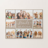 Aangepast 8 fotocollage met Cute Script-onderschri Legpuzzel (Horizontaal)