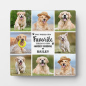 Aangepast 8 Herdenking op verlies van fotocollage Fotoplaat (Voorkant)