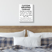 Aangepast 8 x 10-inch PREMIUM GEWRAPPEERDE ANVAS l Canvas Afdruk (Insitu (Slaapkamer))