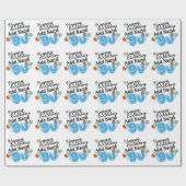 Aangepast 90e Birthday Wrapping Paper Cadeaupapier (Vlak)