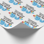 Aangepast 90e Birthday Wrapping Paper Cadeaupapier (Hoek)