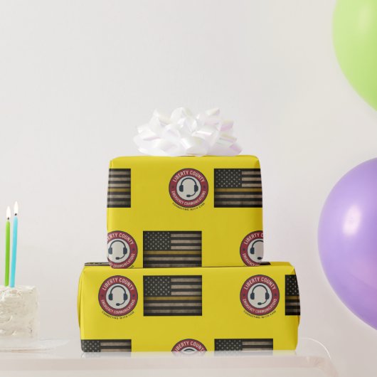 Aangepast 911 Dispatcher Wrapping Paper Cadeaupapier (Feestgeschenken)