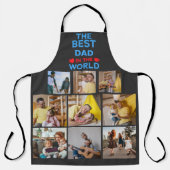 Aangepast 9 Afbeelding beste vader ter wereld Schort (Voorkant)