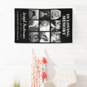 Aangepast 9 fotobegrafenis in het liefdevol geheug spandoek (Insitu)